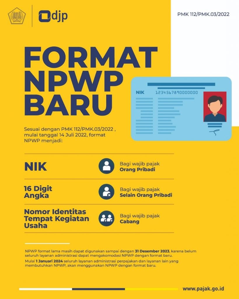 Resmi Diluncurkan Ini Format Baru Npwp Detak Media