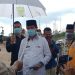 Isdianto beserta rombongan meninjau pembangunan jalan lanjutan trans Batubi-Kelarik Kabupaten Natuna
