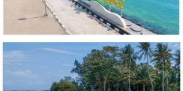 Pulau Putri yang terletak tidak jauh dari pantai Nongsa Kota Batam.