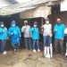 BUMD Tanjungpinang Bersama Kombesgor Kepri Usai Menyemprot Disinfektan di Pasar Bari II Tanjungpinang, f : Mael/Detak.media