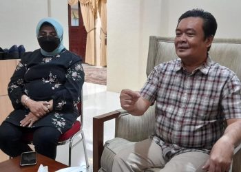 Walikota Tanjungpinang, Rahma bersama suami saat berada di Rumah Dinas di Senggarang, f : Alamsyah/detak.media