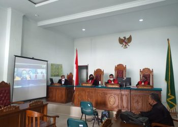 Sidang tuntutan yang dilaksanakan di PN Tanjungpinang, f : Mael/detak.media