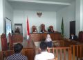 Suasana sidang vonis Anggota DPRD Tanjungpinang, Rini Pratiwi, f : Mael/detak.media