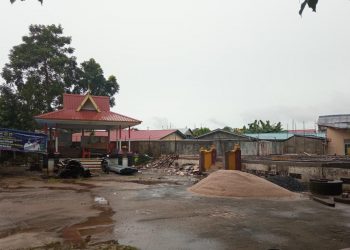 Gedung LAM Tanjungpinang yang sedang direnovasi, f : Alam/detak.media