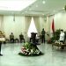 Plt Bupati Bintan saat menerima penghargaan dari Wakil Presiden RI, Maruf Amin, f : ist