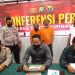 Satreskrim Polres Tanjungpinang saat konfrensi pers, f : Mael/detak.media