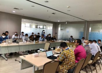 Tim Penyelamatan Aset dan Walikota Tanjungpinang saat melakukan rapat dengan KPK, di Jakarta, f : ist