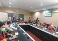 Satpol PP Tanjungpinang saat rapat persiapan perayaan Nataru 2022, f : ist