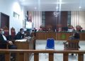 Suasana sidang saksi di korupsi Bupati Non Aktif Bintan, Apri Sujadi, di PN Tanjungpinang, f : Mael/detak.media