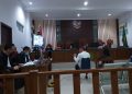 Rizki Bintani saat memberikan keterangan pada sidang korupsi Bupati Bintan non aktif Apri Sujadi, di PN Tanjungpinang,  f : Mael/detak.media