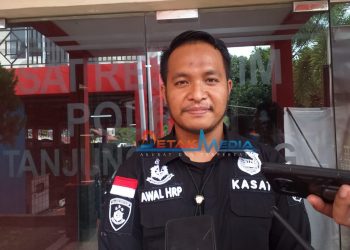 Kasat Reskrim Polres Tanjungpinang, AKP Awal Sya'ban Harahap, f : Mael/detak.media