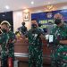 Danlantamal IV Tanjungpinang, Laksamana Pertama TNI Dwika (tengah) saat konfrensi pers di Mako Lantamal IV Tanjungpinang, f : Mael/detak.media