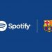 Ilustrasi - Platform streaming audio Spotify resmi menjadi sponsor utama Barcelona mulai musim 2022/23 dan logonya akan tersemat di jersey klub sepak bola Spanyol itu sekaligus menjadi nama tambahan di kandang mereka yang nantinya memiliki nama resmi Spotify Camp Nou. (ANTARA/Gilang Galiartha)