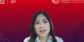 Wakil Meteri Pariwisata dan Ekonomi Kreatif (Wamen Parekraf) RI Angela Tanoesoedibjo. (ANTARA/HO-Humas Pemda Jabar)