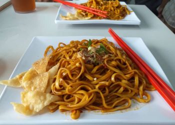 Mie Lahar, salah-satu menu di Mie Meletup Tanjungpinang, f : Mael/Detak.media