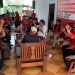 PAC pendukung Supriadi berdoa bersama sebelum fit and proper test digelar DPP PDIP di Jakarta pada besok (13/5/2022).