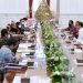 Presiden Jokowi menerima Ketua dan Anggota KPU, di Istana Merdeka, Jakarta, Senin (30/05/2022). (Foto: BPMI Setpres/Muchlis Jr)