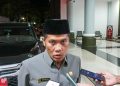 Ketua DPRD Kabupaten Blitar, saat di wawancarai seusai rapat paripurna yang di gelar pada Kamis malam, foto : Dani ES/detak.media