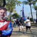 Penonton mulai berdatangan untuk menonton Formula E di Jakarta E-Prix International Circuit (JIEC) yang berada di Pantai Ancol, Jakarta Utara, Sabtu (4/6/2022). (ANTARA/Arindra Meodia)