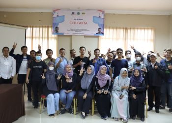 Perserta Pelatihan Cek Fakta saat foto bersama, f : ist