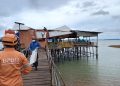 Warung Kopi di Pelabuhan Tanjung Moco Usai Diterjang Angin Puting Beliung, foto : ist