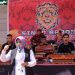 Walikota Tanjungpinang, Rahma saat memberikan sambutan dalam Pentas Seni Singo Barong, foto : ist