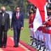 Presiden Jokowi dan Presiden José Ramos-Horta melakukan inspeksi jajar kehormatan, di Istana Kepresidenan Bogor, Jawa Barat, Selasa (19/07/2022) pagi. (Foto : Humas Setkab/Oji)