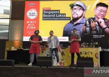 Segmen "Pesta Rasa" yang merupakan bagian dari Singapore Food Festival 2022 yang diinisiasi oleh Singapore Tourism Board (STB) Indonesia. ANTARA/HO-Singapore Tourism Board.