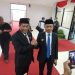 Ketua DPRD Kabupaten Blitar Suwito (dasi merah) dan Wabup Blitar Santoso, usai mendengarkan pidato Kenegaraan Presiden, foto : Dani ES/detak.media