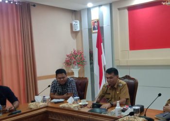 Pertemuan Bupati Natuna bersama Direktur Utama PT Wira Putra Bahari, foto : Zaki/detak.media