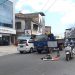 Kondisi Lubang di Jalan Brigjen Katamso Tanjungpinang, Rabu (10/8/2022), foto : Mael/detak.media