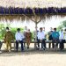 Presiden Jokowi berdialog dengan petani pada Peluncuran Lumbung Pangan Berbasis Mangga dan Taksi Alsintan, di Gresik, Jatim, Senin (22/08/2022). (Foto : BPMI Setpres/Muchlis Jr)