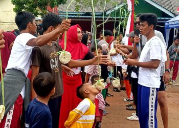 Kemeriaahan lomba 17san warga RT005/RW005, Kelurahan Melayu Kota Piring, Kecamatan Tanjungpinang Timur, Kota Tanjungpinang, foto : ist