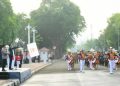 Presiden Jokowi melepas Kirab Merah Putih, di Halaman Istana Merdeka, Minggu (28/08/2022). (Foto : BPMI Setpres)