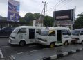 Suasana Angkot saat Menunggu Penumpang di Sekitaran Pelabuhan SBP Tanjungpinang, foto : ist