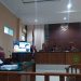 Suasana Sidang Tuntutan Kades Matak, Awaluddin dan Sekretarisnya, Fendi di PN Tanjungpinang, Senin (22/8/2022), foto : Mael/detak.media