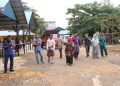 Walikota Tanjungpinang, Rahma saat meninjau kesiapan pasar Batu 7 untuk menampung pedangan yang pindah, foto : ist