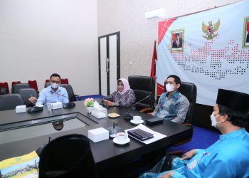 Walikota Tanjungpinang, Rahma saat menerima kunjungan Ombudsman RI, foto: ist