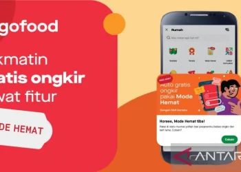 Mode Hemat di dalam aplikasi layanan GoFood. (ANTARA/HO/GoTo)