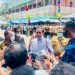 Presiden Jokowi saat memberi keterangan pers di Pasar Rakyat Jailolo, Kabupaten Halmahera Barat, Maluku Utara, Rabu (28/09/2022). (Foto: BPMI Setpres/Laily Rachev)