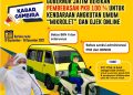 Poster (Pemprov) Jatim membebaskan pajak kendaraan bermotor (PKB) untuk angkutan umum orang jenis mikrolet dan ojek online (ojol) plat Jawa Timur, foto : ist