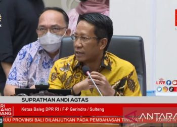 Ketua Baleg DPR RI Supratman Andi Agtas. (ANTARA/ Anita Permata Dewi)