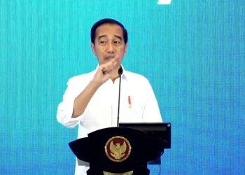 Tangkapan layar - Presiden Joko Widodo saat menyampaikan sambutan sebelum membuka BUMN Startup Day di ICE BSD City, Tangerang, Banten, Senin (26/9/2022). ANTARA/Gilang Galiartha