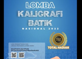 Poster Lomba Kaligrafi Batik Nasional, foto: ist