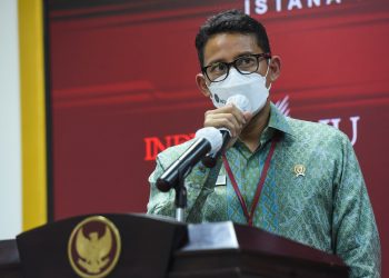 Minister of Tourism and Creative Economy Sandiaga Uno (Photo by: PR of Cabinet Secretariat/Agung)