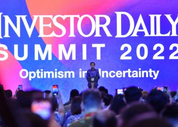 Presiden Jokowi membuka Investor Dialy Summit 2022, di JCC, Selasa (11/10/2022). (Foto: Humas Setkab/Jay)