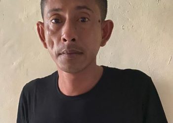 Salah Seorang Pelaku, Irsyad Usai Diamankan Personel Polsek KKP Polresta Batam, foto : Mael/detak.media