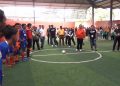 Ansar Ahmad saat Membuka Turnamen Futsal SMK 1 Tanjungpinang Cup, foto : Mael/detak.media