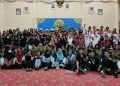 Foto bersama kepada para pelajar Milenial di Natuna