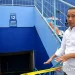Presiden Joko Widodo Widodo meninjau kondisi tribun tempat kerusuhan di Stadion Kanjuruhan Malang, Jawa Timur pada Rabu (5/10/2022). ANTARA/HO-Biro Pers Sekretariat Kepresidenan/Rusman/aa.